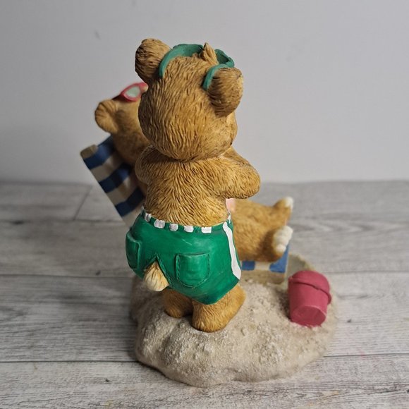 Second Nature Design Resin Bear  Sea Side Bears  Summer Beach Collectible - Picture 3 of 7